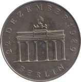 1990 20 MARK BERLIN GERMAN DEMOCRATIC REPUBLIC