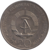 1990 20 MARK BERLIN GERMAN DEMOCRATIC REPUBLIC