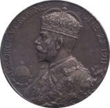 1911 SILVER MEDALLION GEORGE V