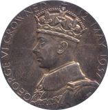 1937 SILVER MEDALLION GEORGE VI