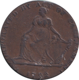 1792 HALFPENNY TOKEN LIVERPOOL MULE