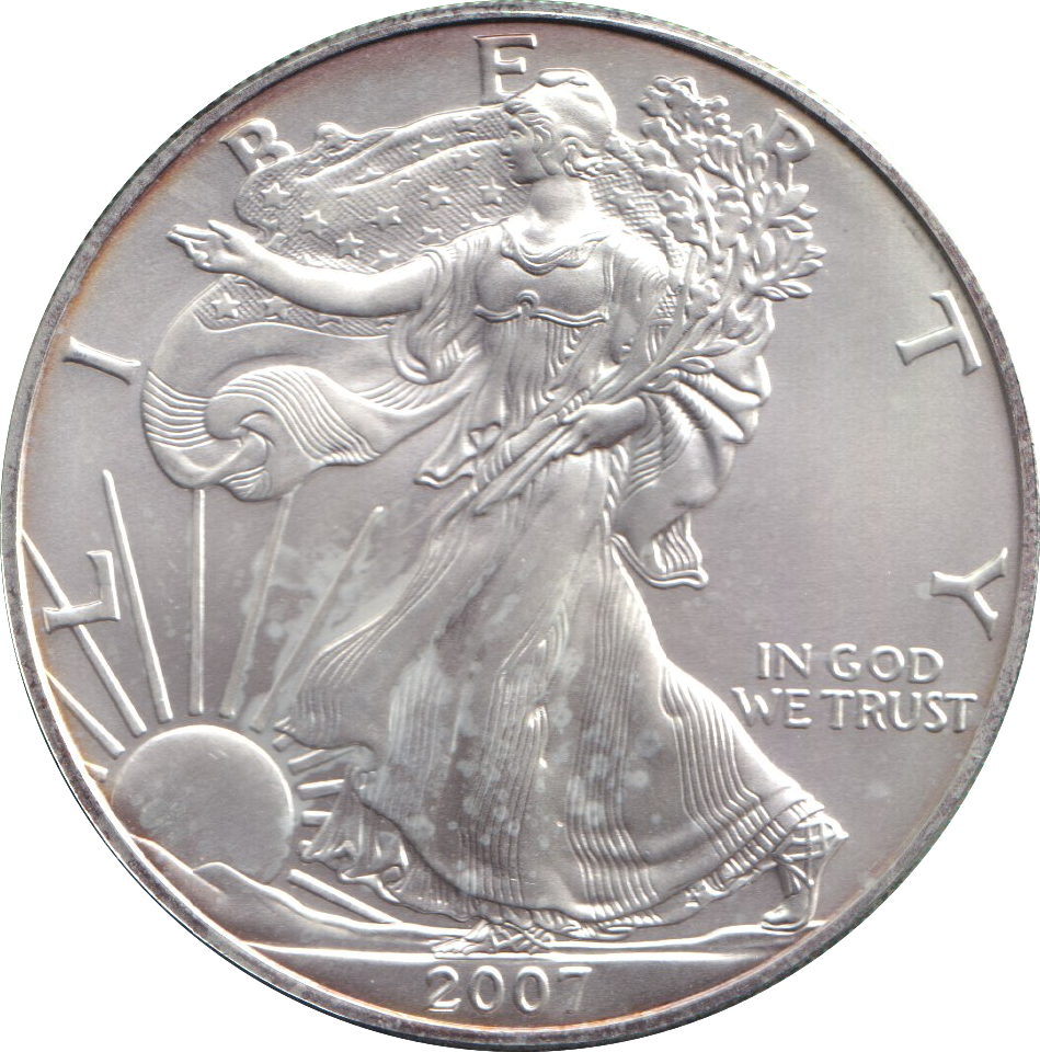 2007 SILVER DOLLAR USA