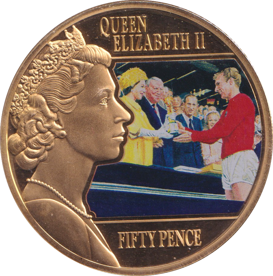 2014 FIFTY PENCE HONOUR THE QUEEN GUERNSEY