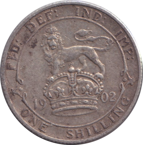 1902 SHILLING ( VF )
