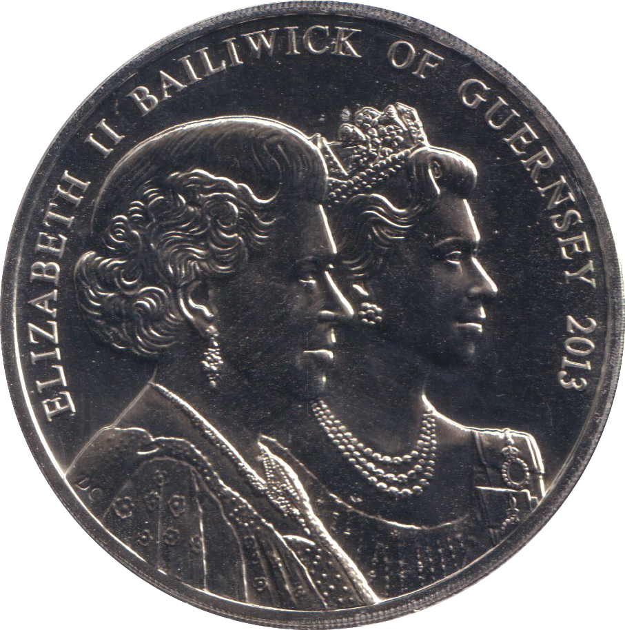 2013 £5 POUND 60 YEAR CORONATION ANNIVERSARY COIN
