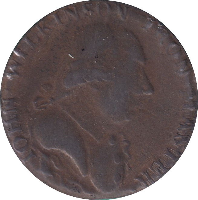 1792 HALFPENNY TOKEN LIVERPOOL MULE