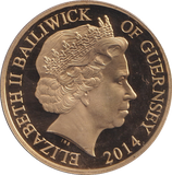 2014 FIFTY PENCE CONCORDE GUERNSEY