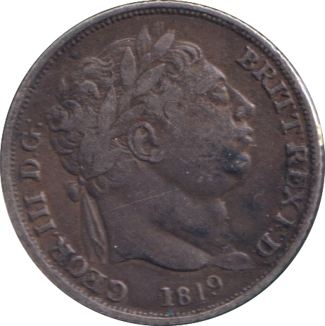 1819 SIX PENCE ( GF )