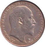 1902 SIXPENCE ( UNC )