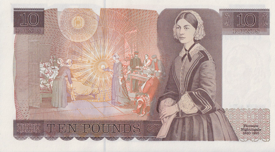 TEN POUNDS BANKNOTE KENTFIELD REF £10-39 ( UNC )