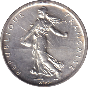 1960 SILVER 5 FRANCS FRANCE