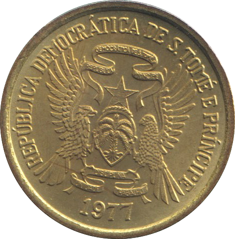 1977 1 DOBRA SAO TOME PRINCIPE