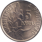 1977 5 DOBRAS SAO TOME PRINCIPE