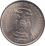 1977 5 DOBRAS SAO TOME PRINCIPE