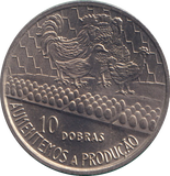 1977 10 DOBRAS SAO TOME PRINCIPE