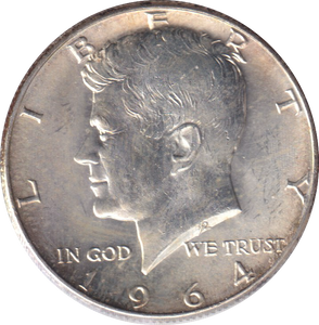 1964 SILVER HALF DOLLAR USA