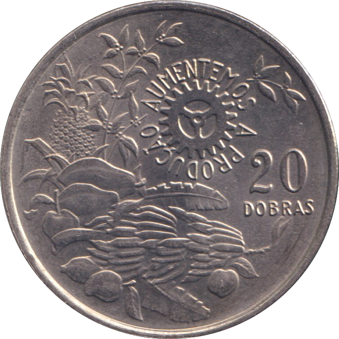 1977 20 DOBRAS SAO TOME PRINCIPE