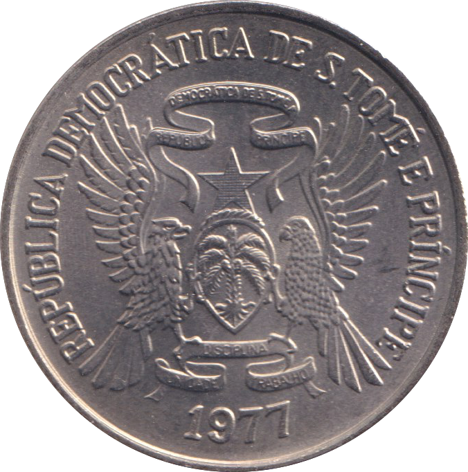 1977 20 DOBRAS SAO TOME PRINCIPE