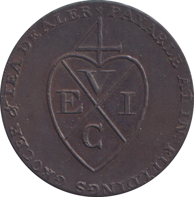 1793 HALFPENNY TOKEN MANCHESTER ARMS