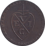 1793 HALFPENNY TOKEN MANCHESTER ARMS