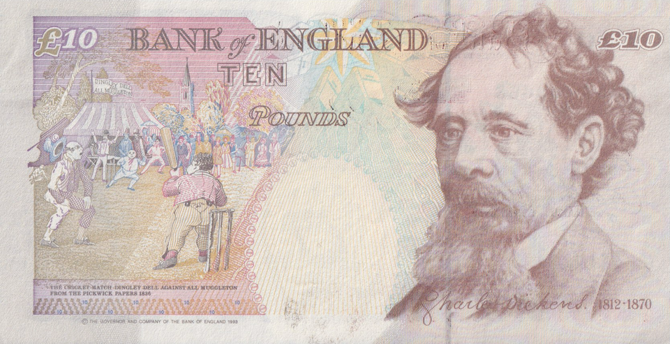 TEN POUNDS BANKNOTE KENTFIELD REF £10-41 ( AUNC )