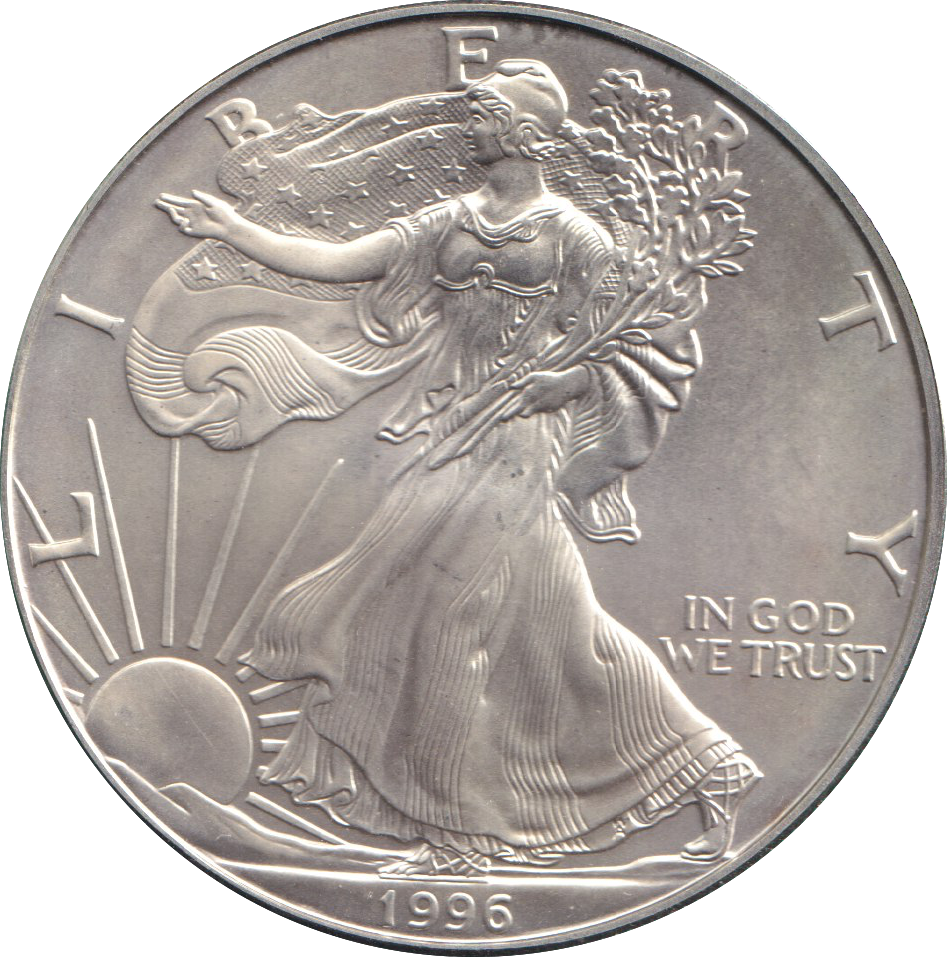 1996 SILVER DOLLAR USA