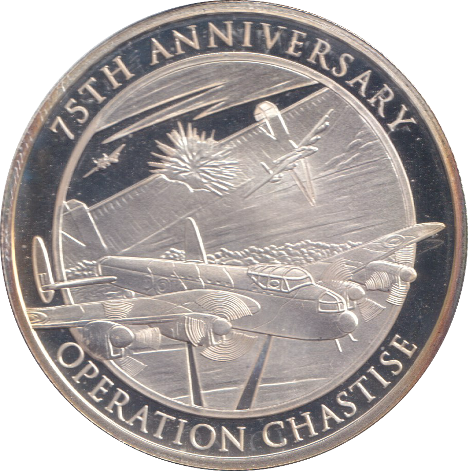 2018 SILVER PROOF FIVE POUNDS OPERATION CHASTISE
