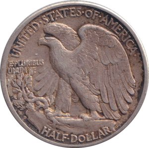 1943 SILVER HALF DOLLAR USA