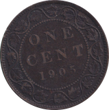 1905 ONE CENT CANADA