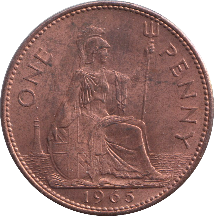 1965 PENNY ( UNC )