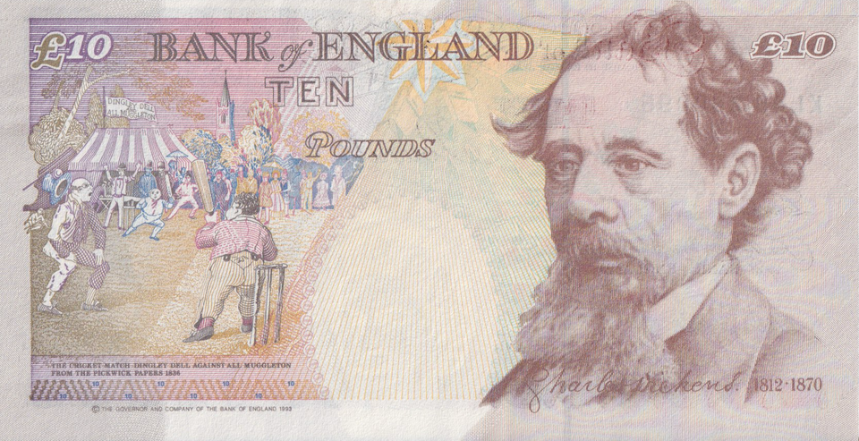 TEN POUNDS BANKNOTE LOWTHER REF £10-42 ( AUNC )