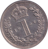 1907 MAUNDY ONE PENNY ( UNC )