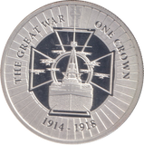 2018 SILVER PROOF ONE CROWN THE GREAT WAR