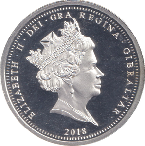 2018 SILVER PROOF ONE CROWN THE GREAT WAR
