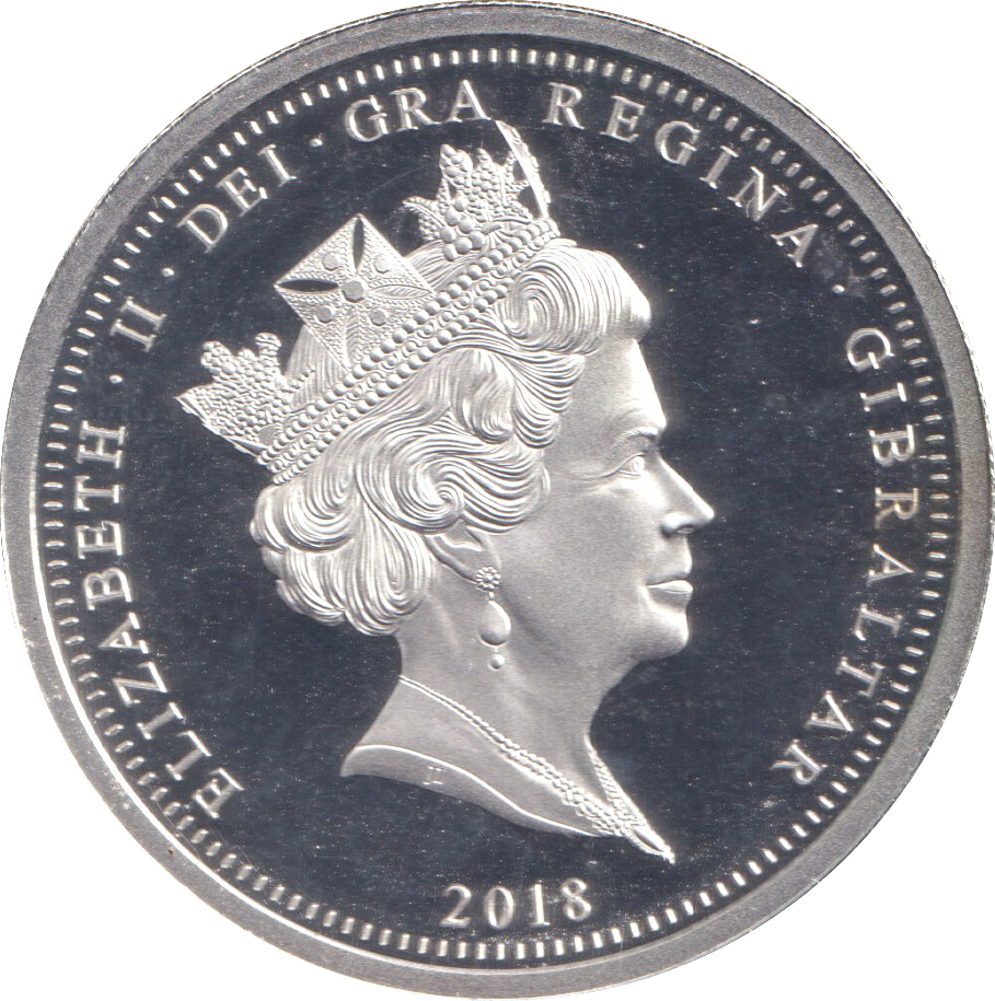 2018 SILVER PROOF ONE CROWN THE GREAT WAR
