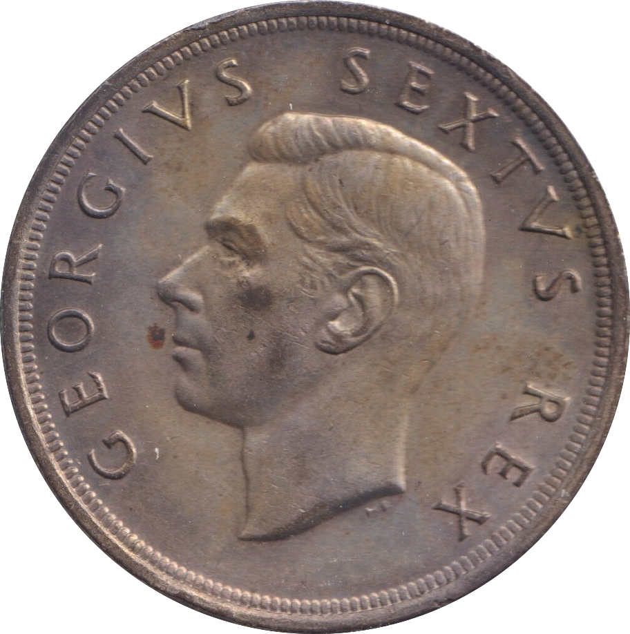 1952 SILVER 5 SHILLINGS SOUTH AFRICA