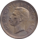 1952 SILVER 5 SHILLINGS SOUTH AFRICA