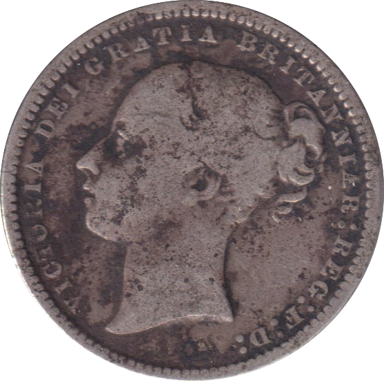 1871 SHILLING ( VF )
