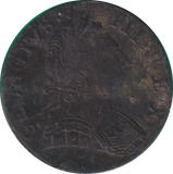 1775 HALF PENNY ( GVF )