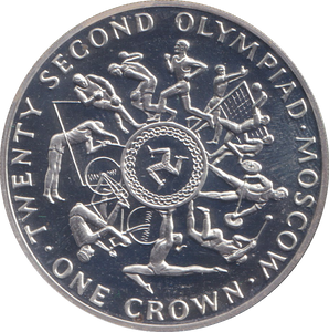 1980 ONE CROWN ISLE OF MAN