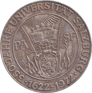 1972 SILVER 50 SCHILLING AUSTRIA