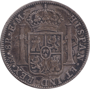 1794 SILVER 8 REALES SPANISH COLONY MEXICO