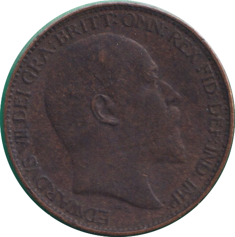 1910 FARTHING ( VF )
