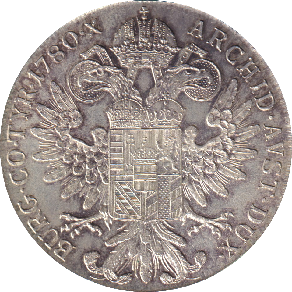 1780 SILVER THALER AUSTRIA