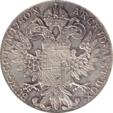 1780 SILVER THALER AUSTRIA