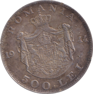 1944 SILVER 500 LEI ROMANIA