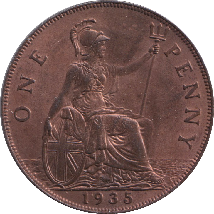 1935 PENNY ( UNC )