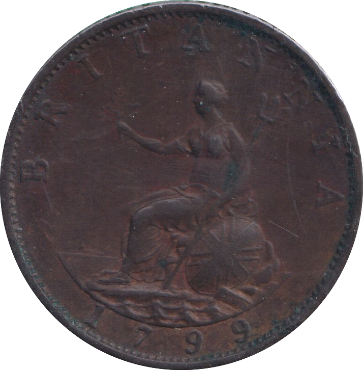 1799 HALF PENNY ( GVF )