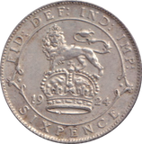 1924 SIXPENCE ( EF )