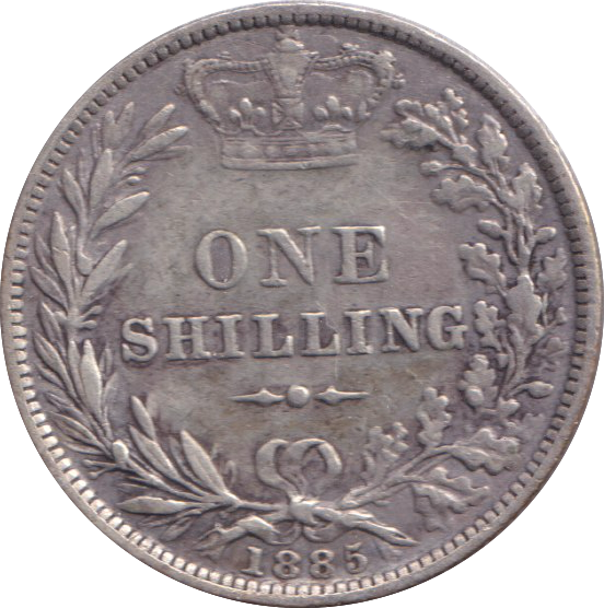 1885 SHILLING ( GVF )